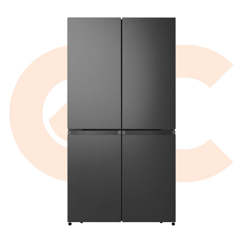 Refrigerator Gorenje 609 liter Free Stand Inverter  4 Doors Black Model NRM9181SB