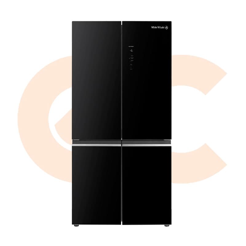 Refrigerator White Whale  450 liter Free Stand Inverter Digital  4 Doors Black Model WR-G8399AB-INV
