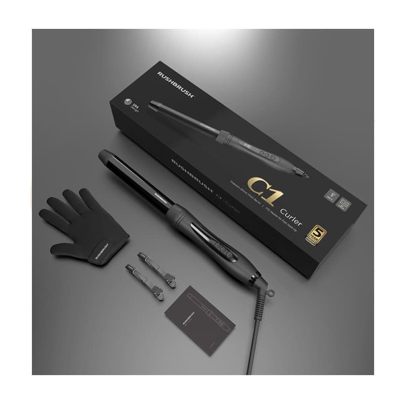 Rush Brush Hair Curling C1 Black (3)