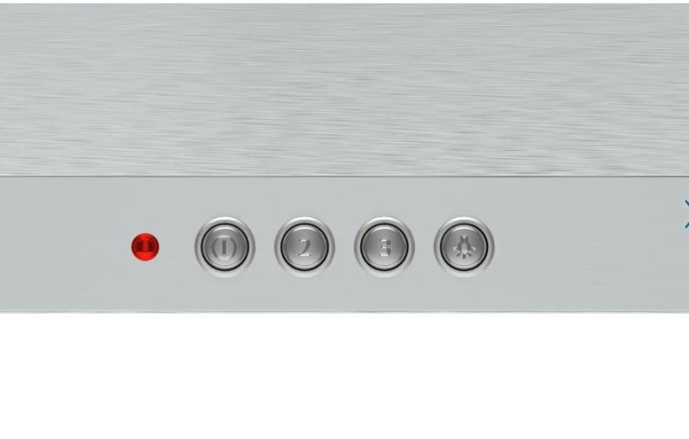 Bosch Wall Mounted Hood with Chimney 90 cm Silver – DWP94CC50T (٤)