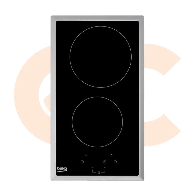 Built-In Hob Beko -in Digital Electric Stove 30cm Black Model HDMC 32400 TX