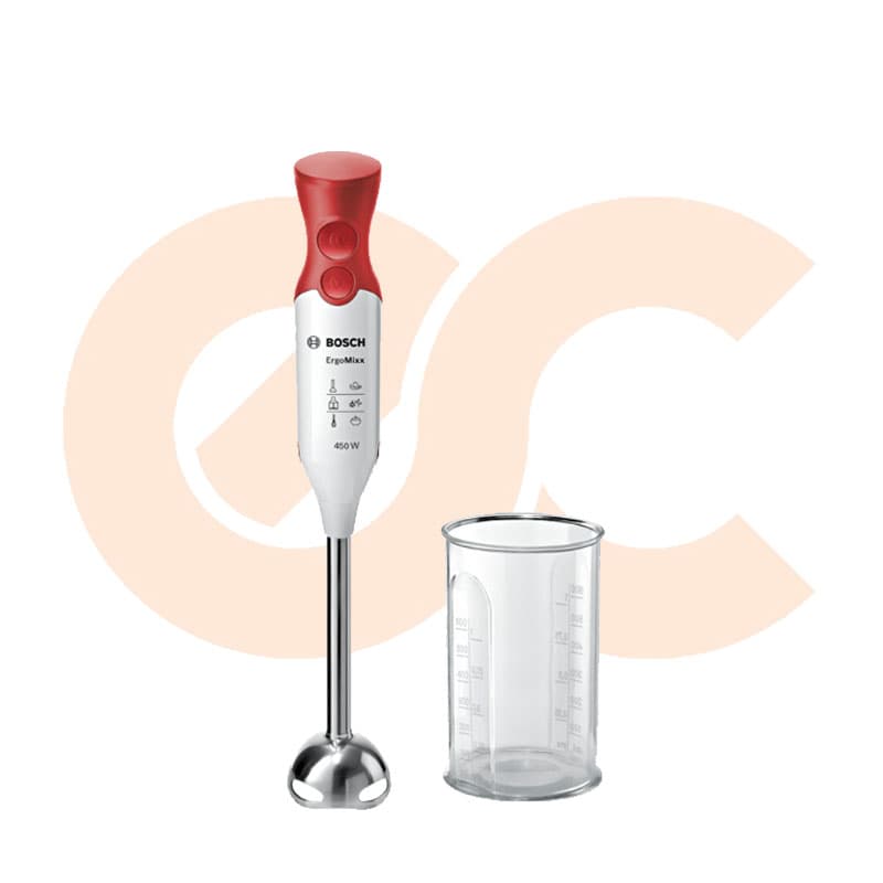 Bosch ErgoMixx Hand Blender 450 Watt White Red – MSM64110