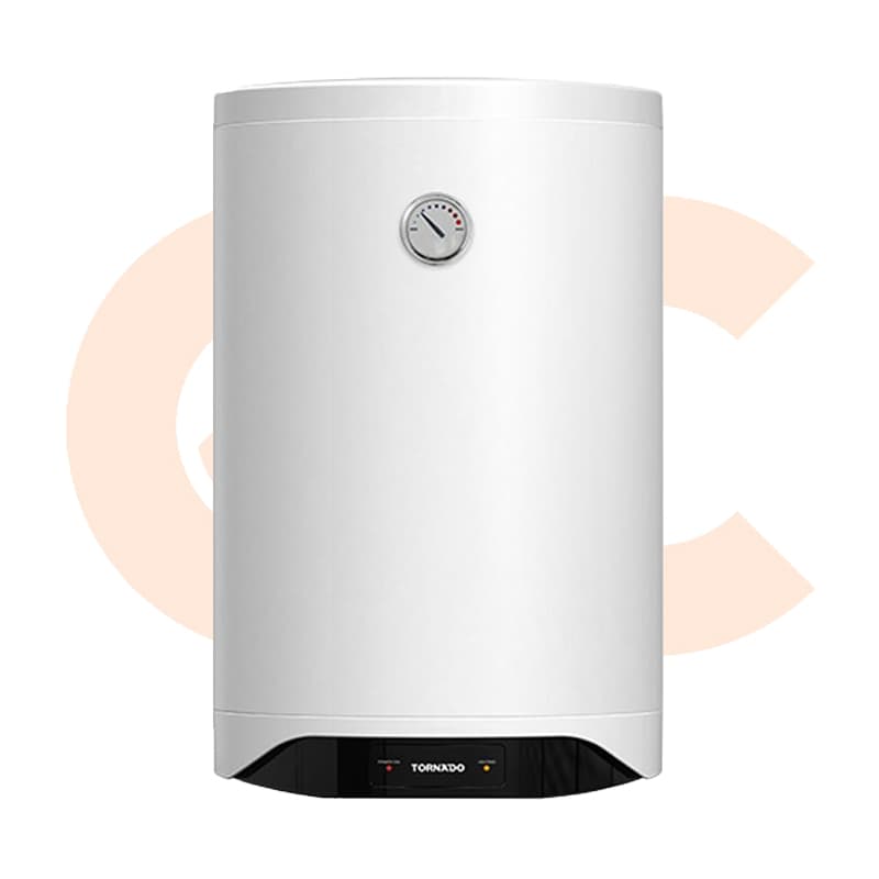 TORNADO Electric Water Heater 60 Liter Enamel LED lamp White Model TEEE-60MW