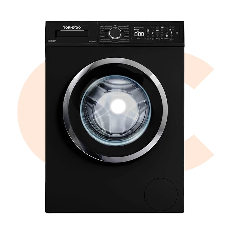 TORNADO Washing Machine Fully Automatic 7 Kg 1000RPM Black Model TWV-FN710BKOA