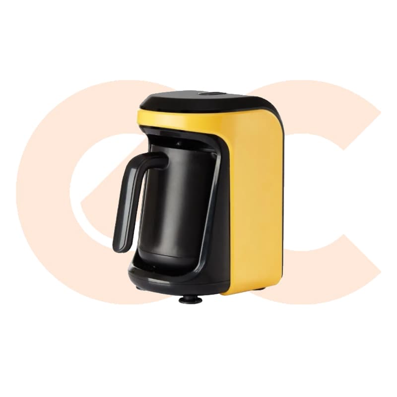 Mienta Turkish Coffee Machine, Yellow/Black,Model-CM31528A