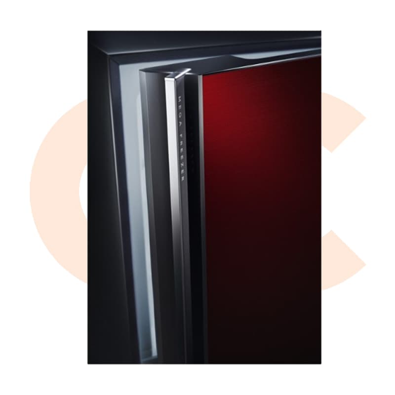 Refrigerator SHARP  480 liter Free Stand Inverter Digital  2 Doors Red Model SJ-GV63G-RD (٣)