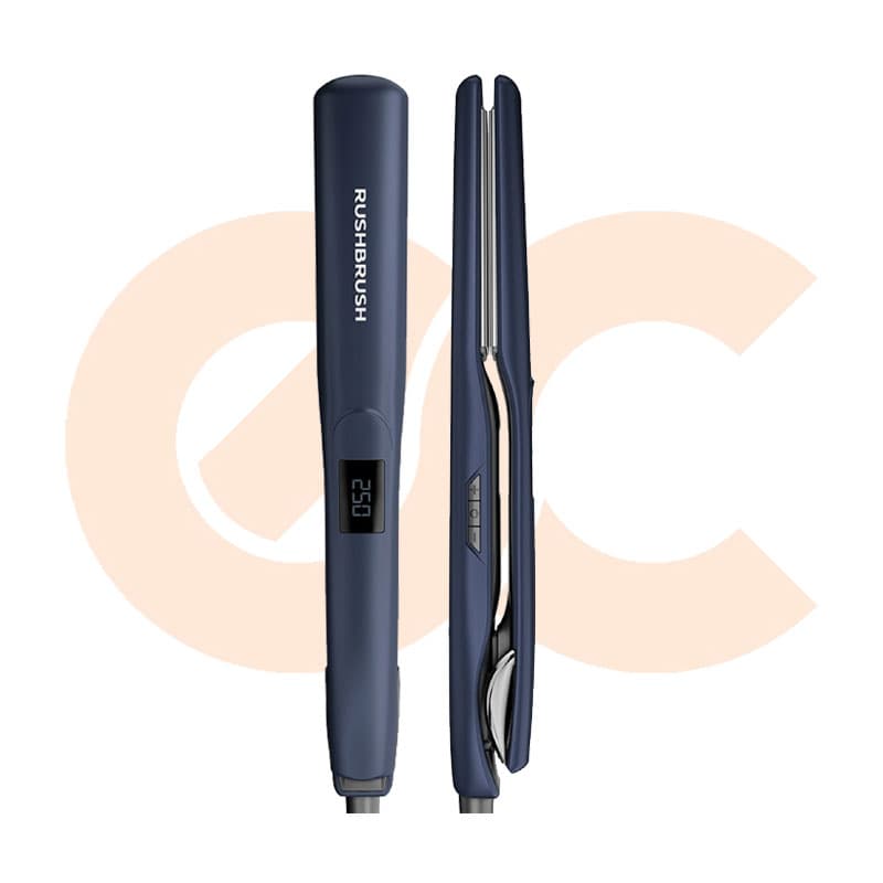 Rush Brush Hair Straightener X2 Infra Navy