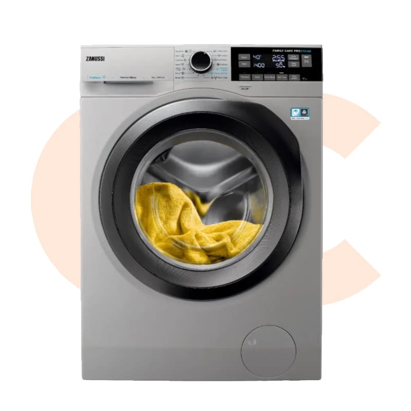 Zanussi Front Loading 9 KG Silver 1400 RPM Steam Inverter Model ZW7F3946LS