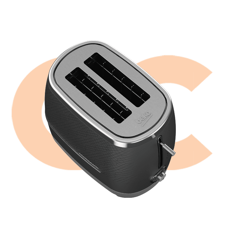 Toaster Beko 2 Slices 900w Black Color Model – TAM8202B