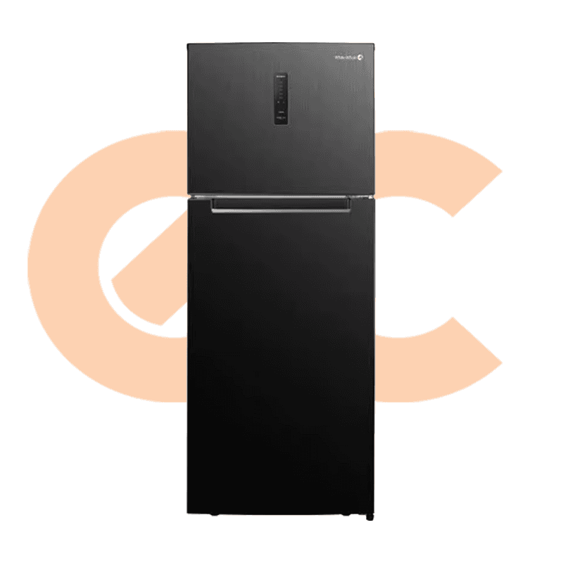 Refrigerator White whale 430 Liter Digital 2 Doors Black  Model WR-4385HB