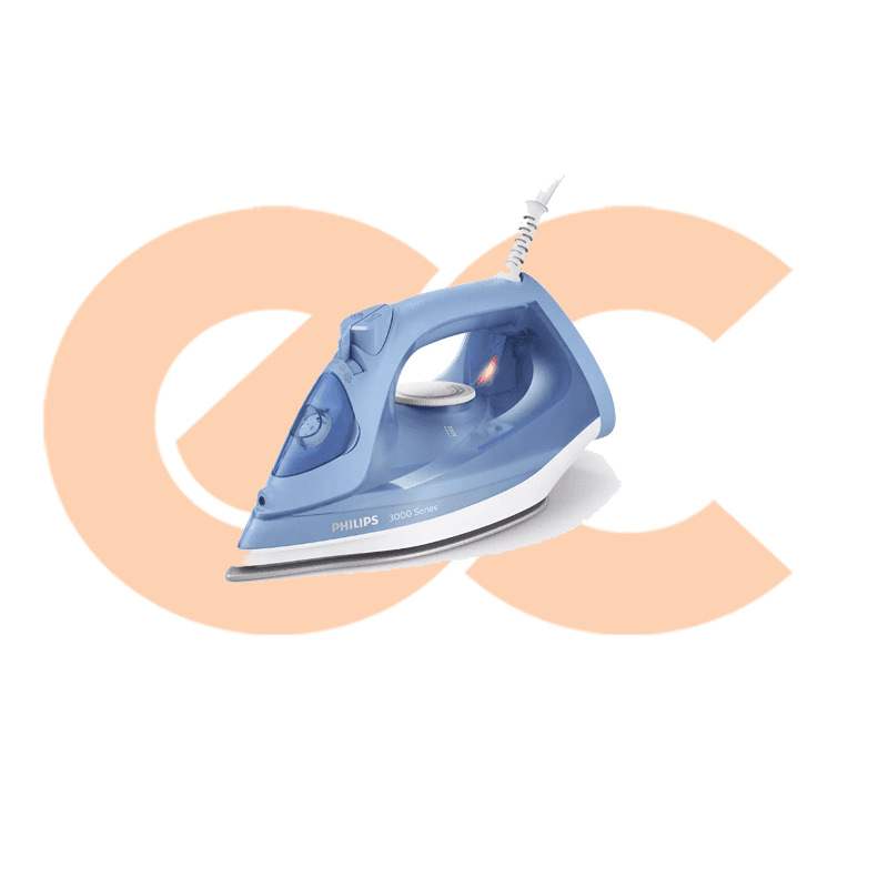 Steam Iron philips 2200 Watt ceramic Blue Model DST3020/20