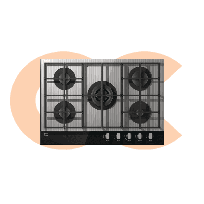 Built-In Hob Gorenje 75 Cm 5 Gas Burners glass ceramic Model GCW751ST