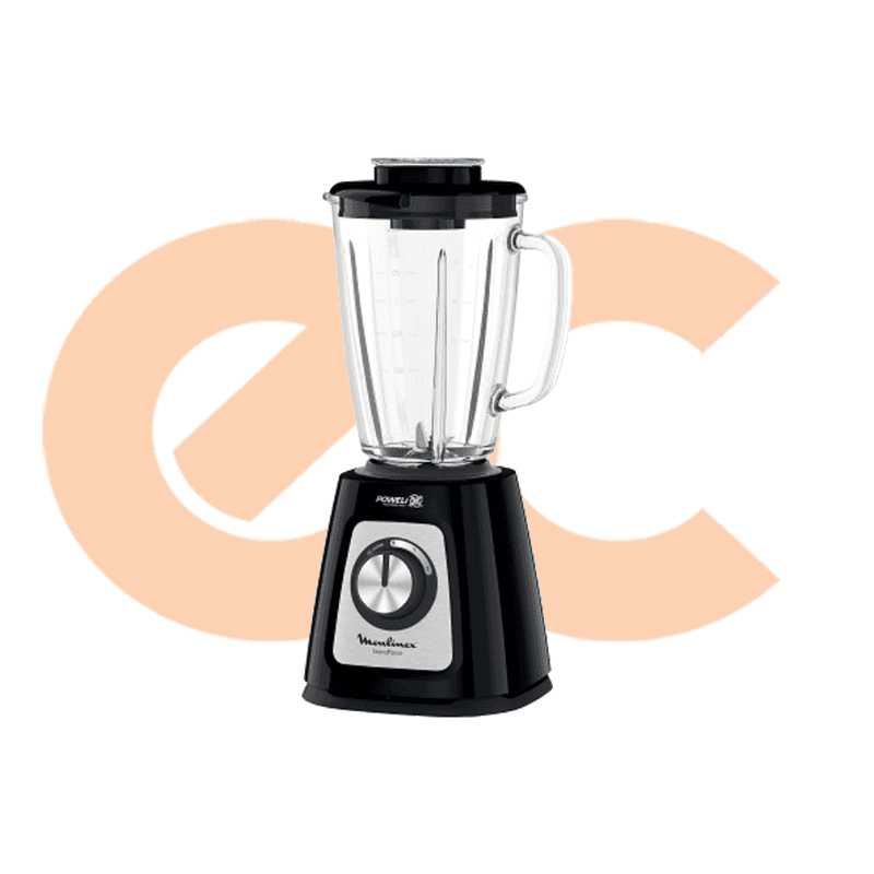 Moulinex Blendforce Blender, 800 Watt, Glass Jar 1.75 Liters, Grinder and Grater – LM4358EG
