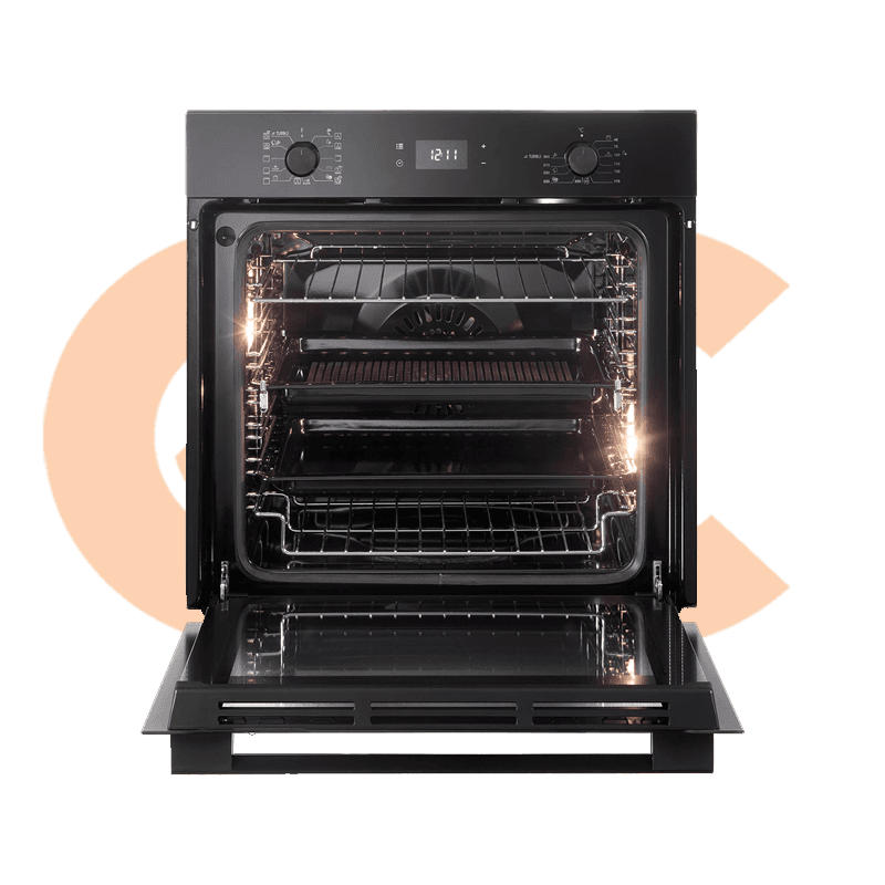 ELBA Built-In Electric Oven 60Cm 11 functions Black 74 litres Model-EL11XLFB300RF (٣)