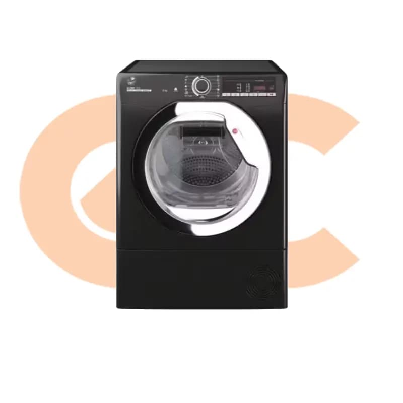 HOOVER Tumble Dryer Front Loading 8 Kg Black HLEC8TCEB-ELA