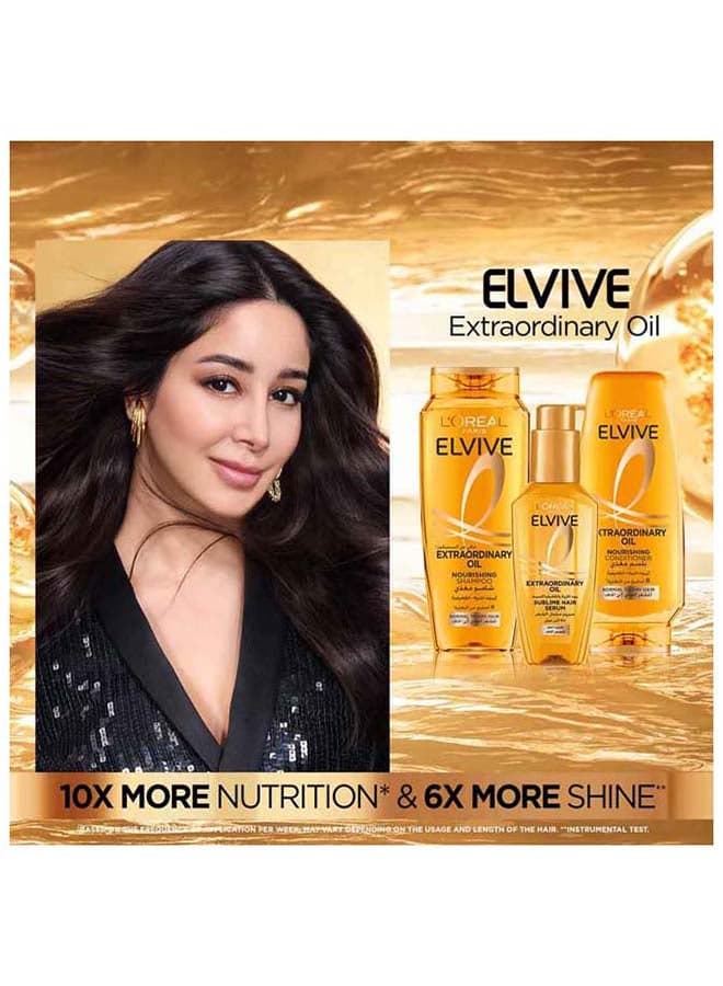 Elvive Extraordinary Nourishing Oil Shampoo For Normal To Dry Hair 200ml (٤)