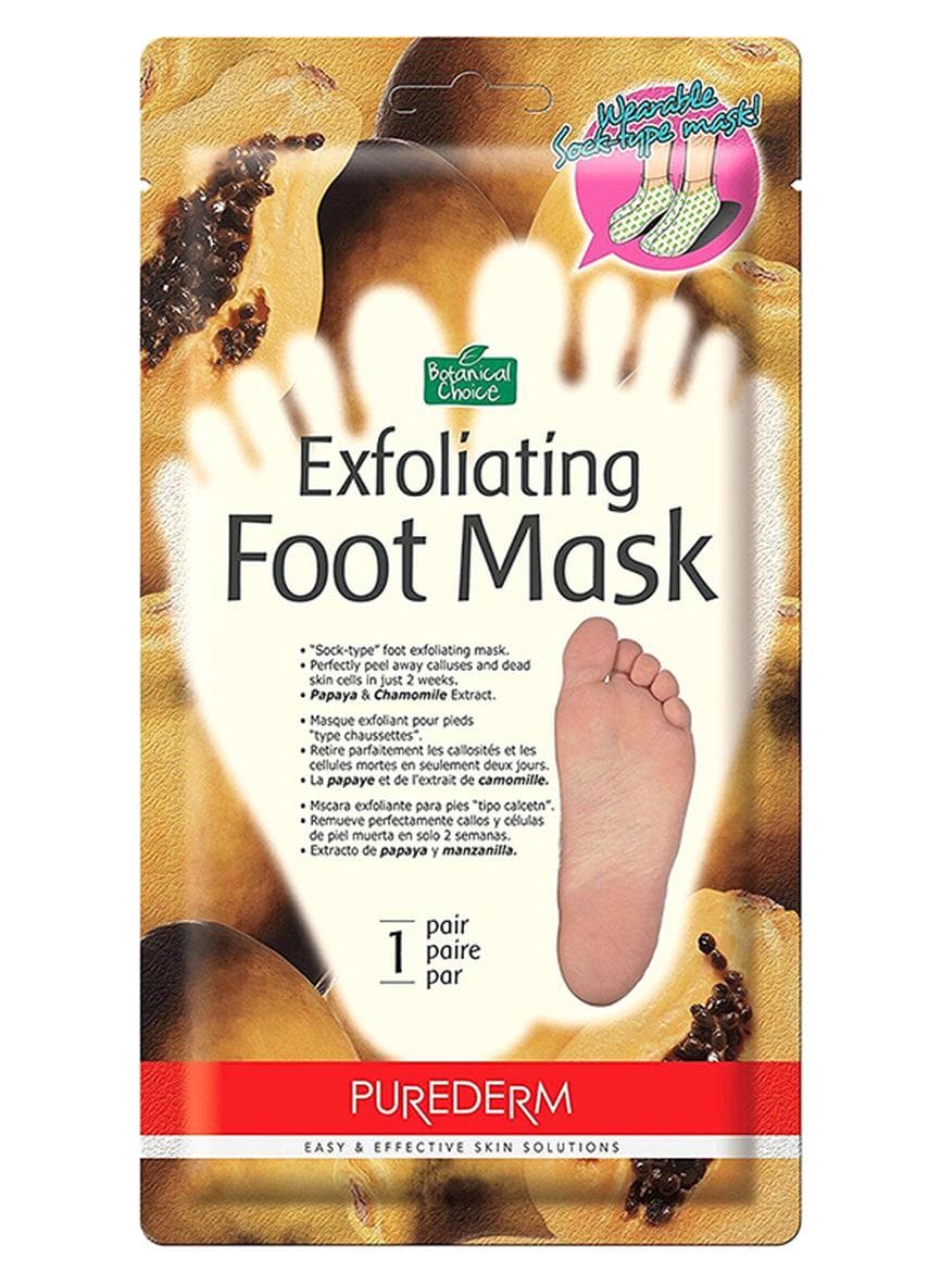 Botanical Choice Exfoliating Papaya Foot Mask Hand & Foot Treatment