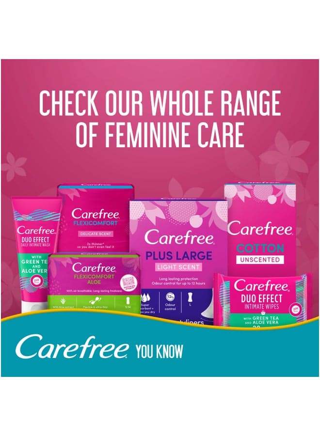 Plus Large Unscented Panty Liners 20 Piece white Plus Large (٦)