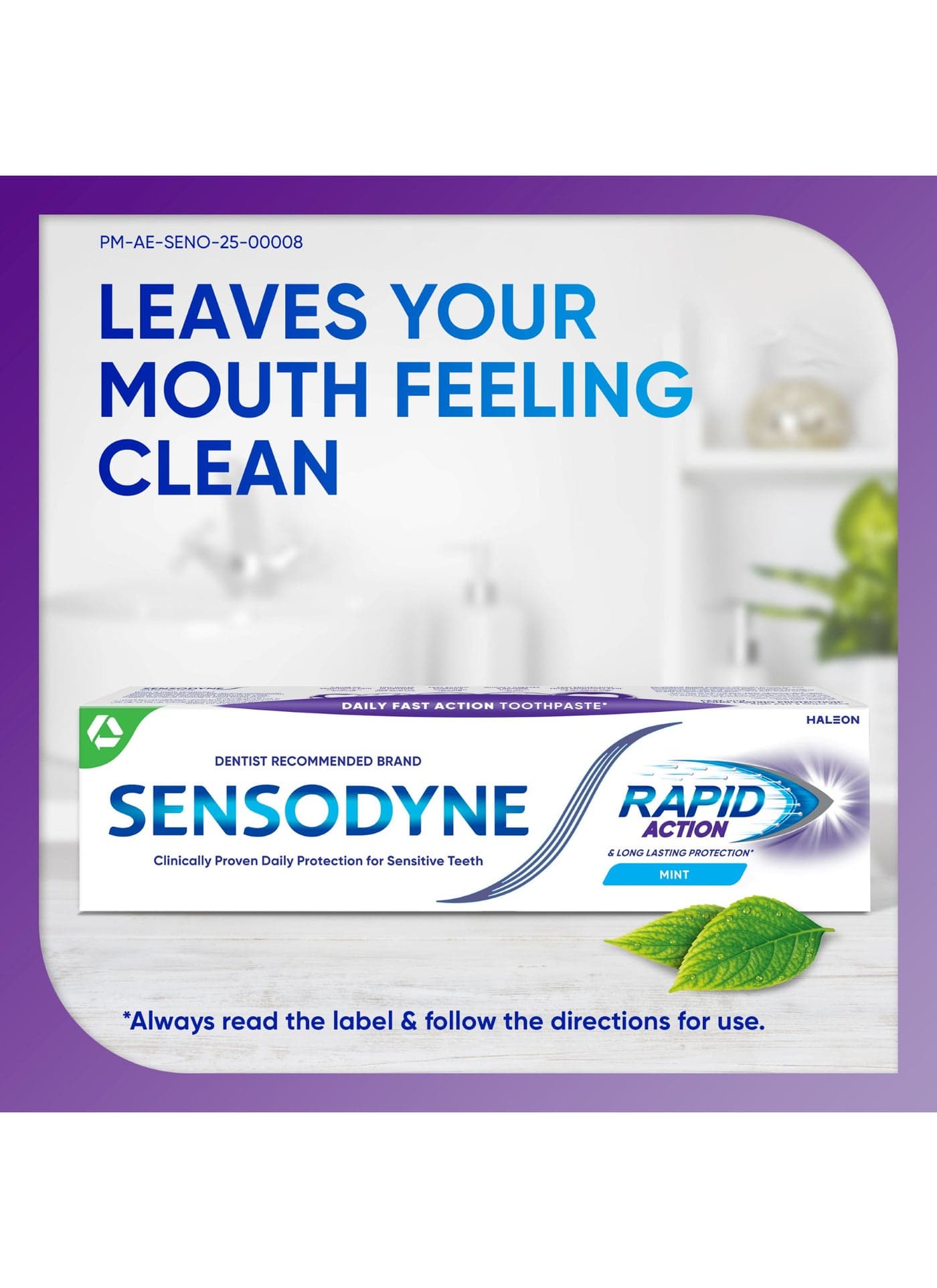 Toothpaste Rapid Action, Mint 75ml (٧)
