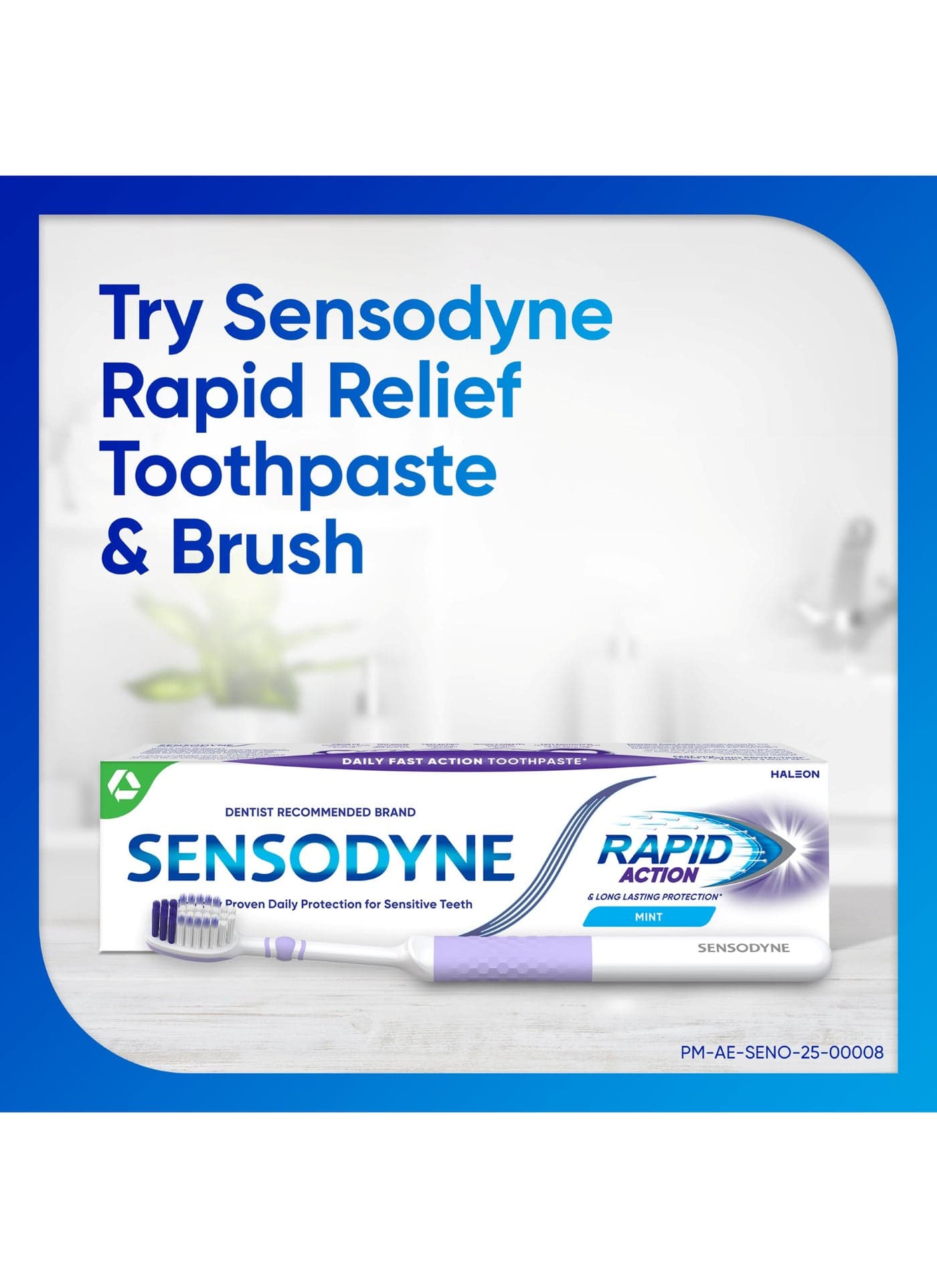 Toothpaste Rapid Action, Mint 75ml (٨)