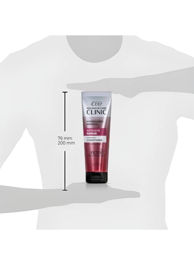 Clinic Intensive Repair Conditioner with Keratin for Damaged Hair Multicolour 230ml (10)