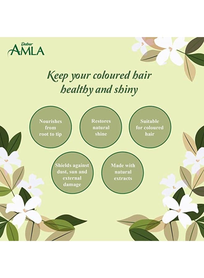 Amla Hair Jasmine Oil 45 ml + 10% OFF | Enriched with Amla Natural Extracts, Jasmine & Rosemary | For Strong, Nourished Hair 45.0ml Body Lotions & Creams (٦)