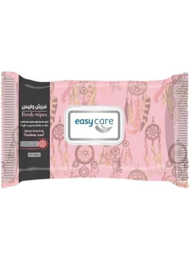 Easy Care Fresh 40 Wipes Gardenia Cleaning Wet Wipes