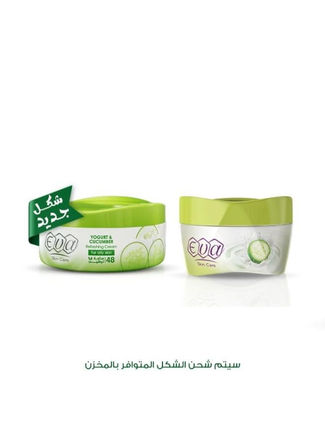 Skin Care Cream With Yoghurt And Cucumber For Oily Skin 1 Piece 170grams