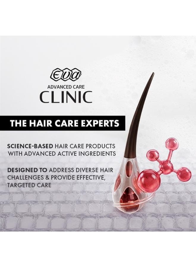 Clinic Intensive Repair Anti-dandruff Shampoo with Keratin & Tea Tree Oil for Damaged Hair 230ml (٦)
