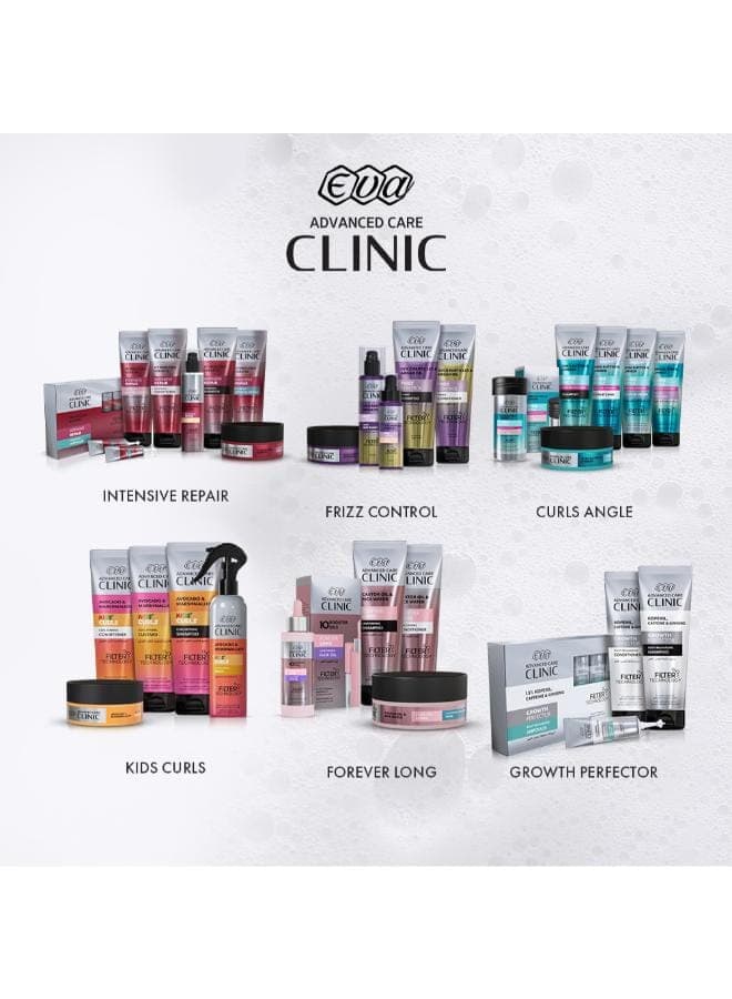 Clinic Intensive Repair Anti-dandruff Shampoo with Keratin & Tea Tree Oil for Damaged Hair 230ml (٩)