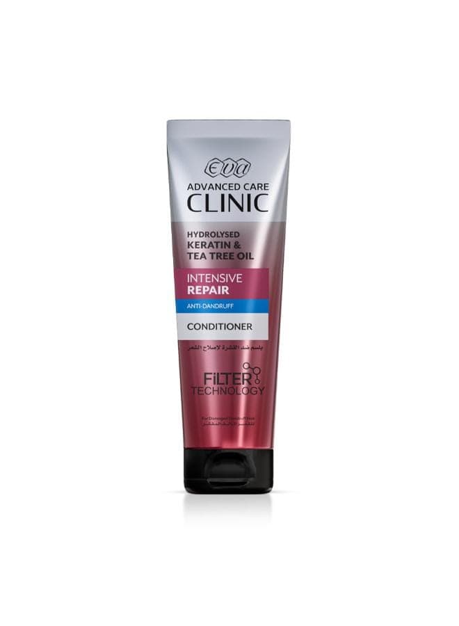 Clinic Intensive Repair Anti-dandruff Conditioner with Keratin & Tea Tree Oil for Damaged Hair 230ml