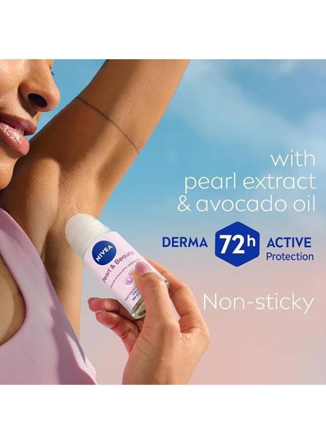 Pearl And Beauty, Antiperspirant Pearl Extracts, Roll-On 50ml Deodorants & Antiperspirants (٤)