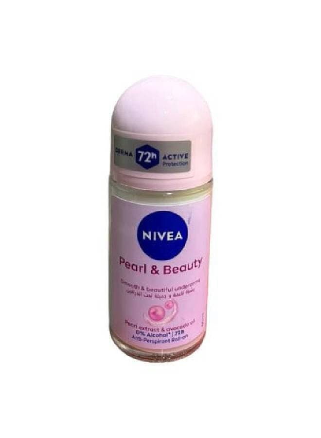 Pearl And Beauty, Antiperspirant Pearl Extracts, Roll-On 50ml Deodorants & Antiperspirants