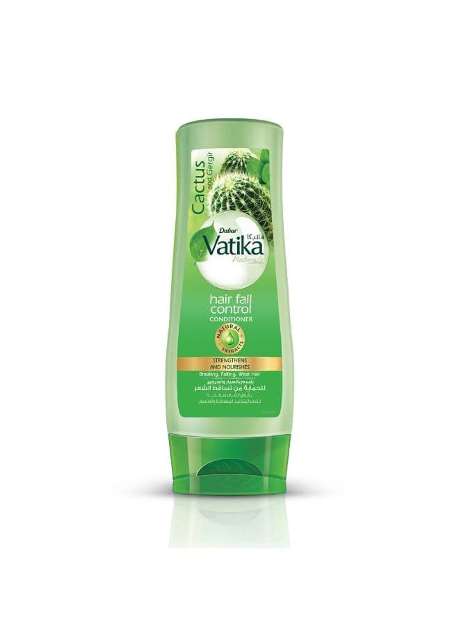 Vatika Naturals Hair Fall Control Conditioner| Cactus & Ghergir | Strengthens & Nourishes | For Dry & Damaged Hair 360ml
