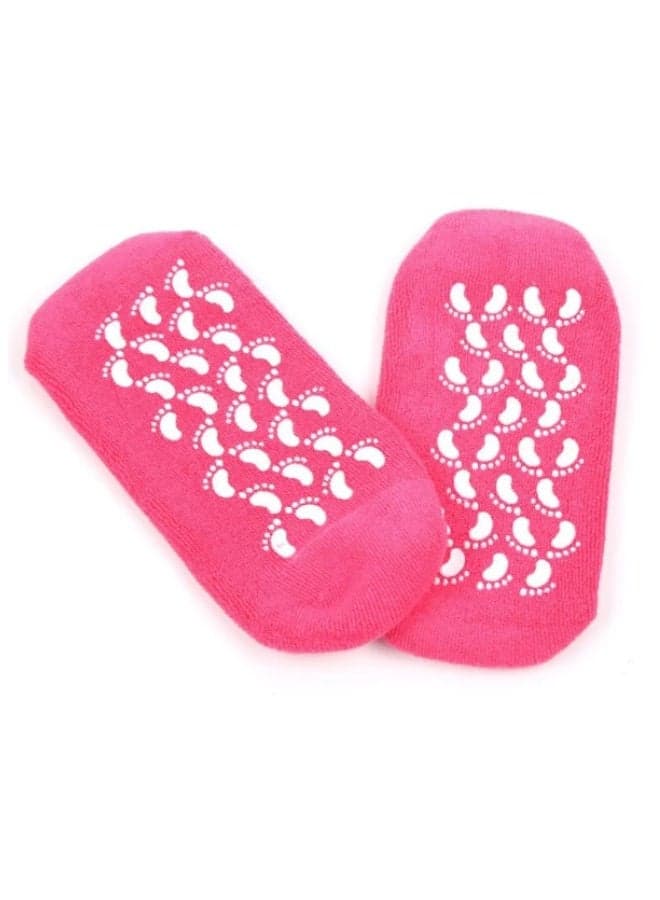 1 Pair Moisturizing Treatment Gel Spa Socks Foot Care (٤)