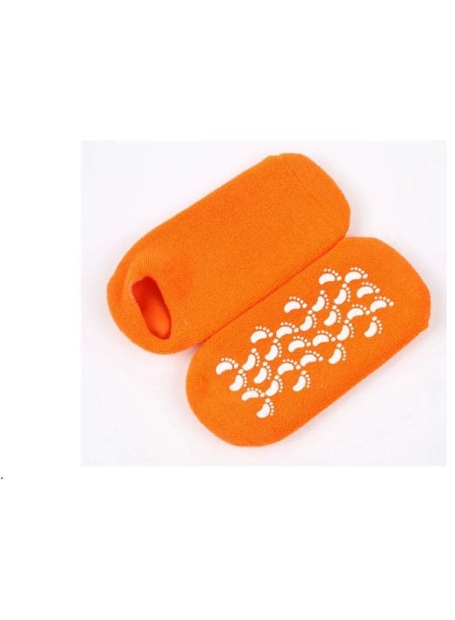 1 Pair Moisturizing Treatment Gel Spa Socks Foot Care (١٠)