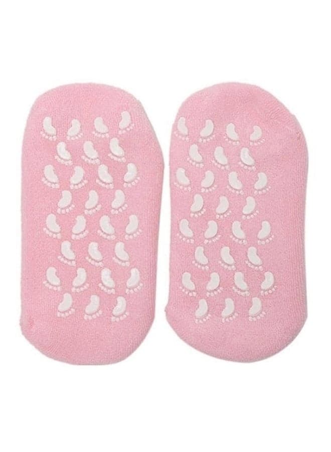 1 Pair Moisturizing Treatment Gel Spa Socks Multicolour Foot Care