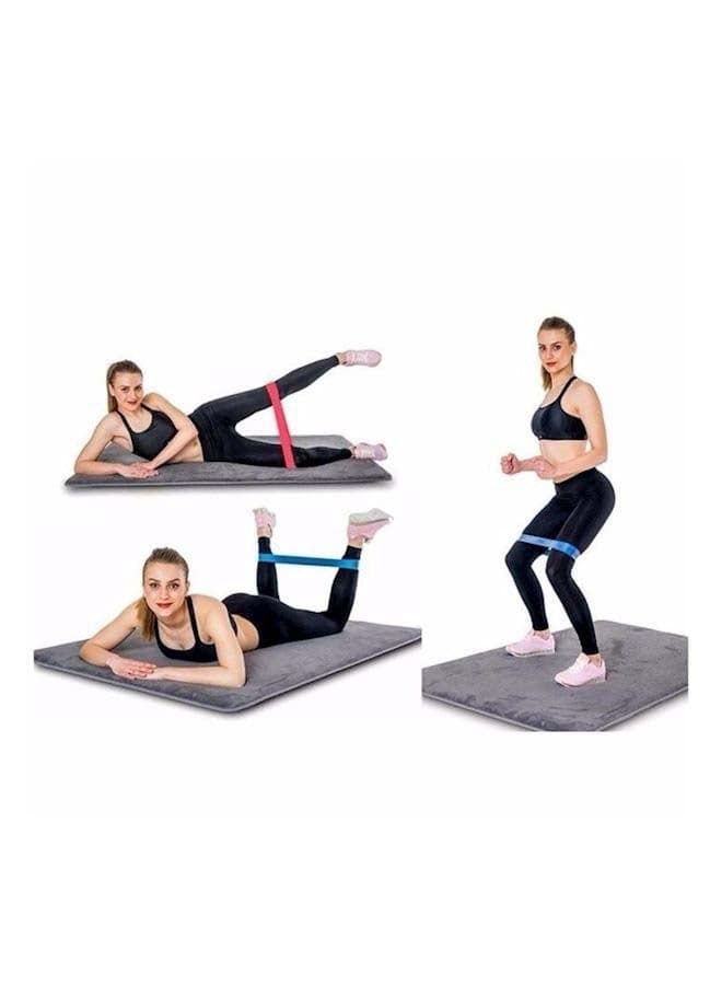 Set Of 5 Crossfit Latex Resistance Bands 0.37pound 0.37pound Exercise & Fitness Accessories (٣)