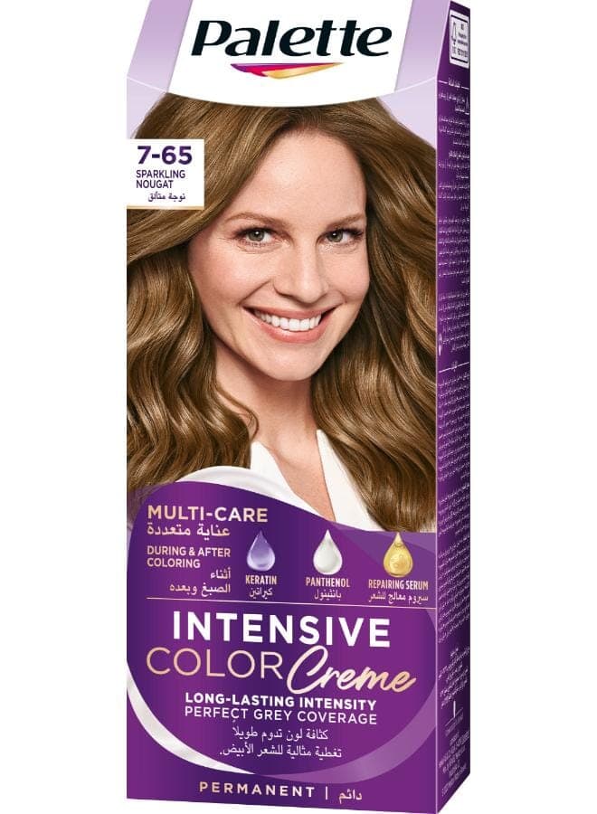 Intensive Color Crème 7-65 Sparkling Nougat 50ml , 50ml , & 10ml Chemical Hair Dyes