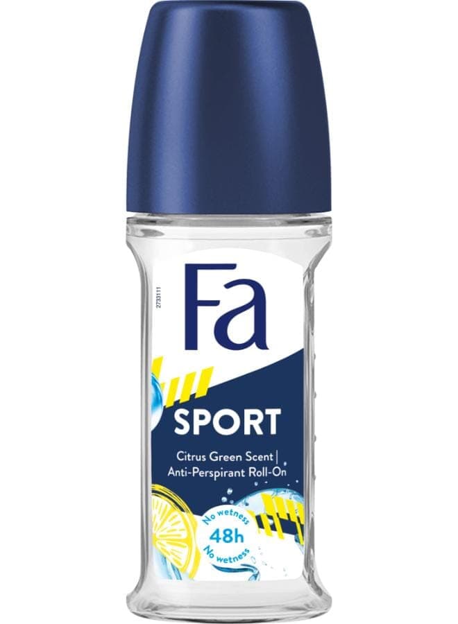 Fa Anti-Perspirant Sport Roll-On For Men-On 50 ml Deodorants & Antiperspirants