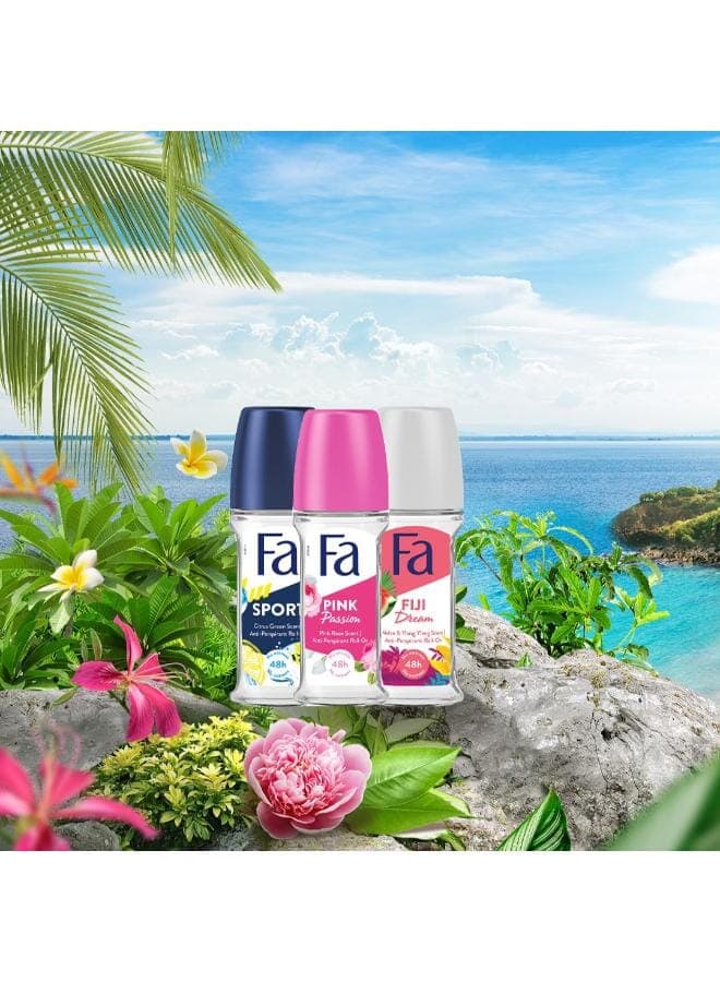 Fa Anti-Perspirant  Roll-On Invisible Power For Men 50ml Deodorants & Antiperspirants (٤)