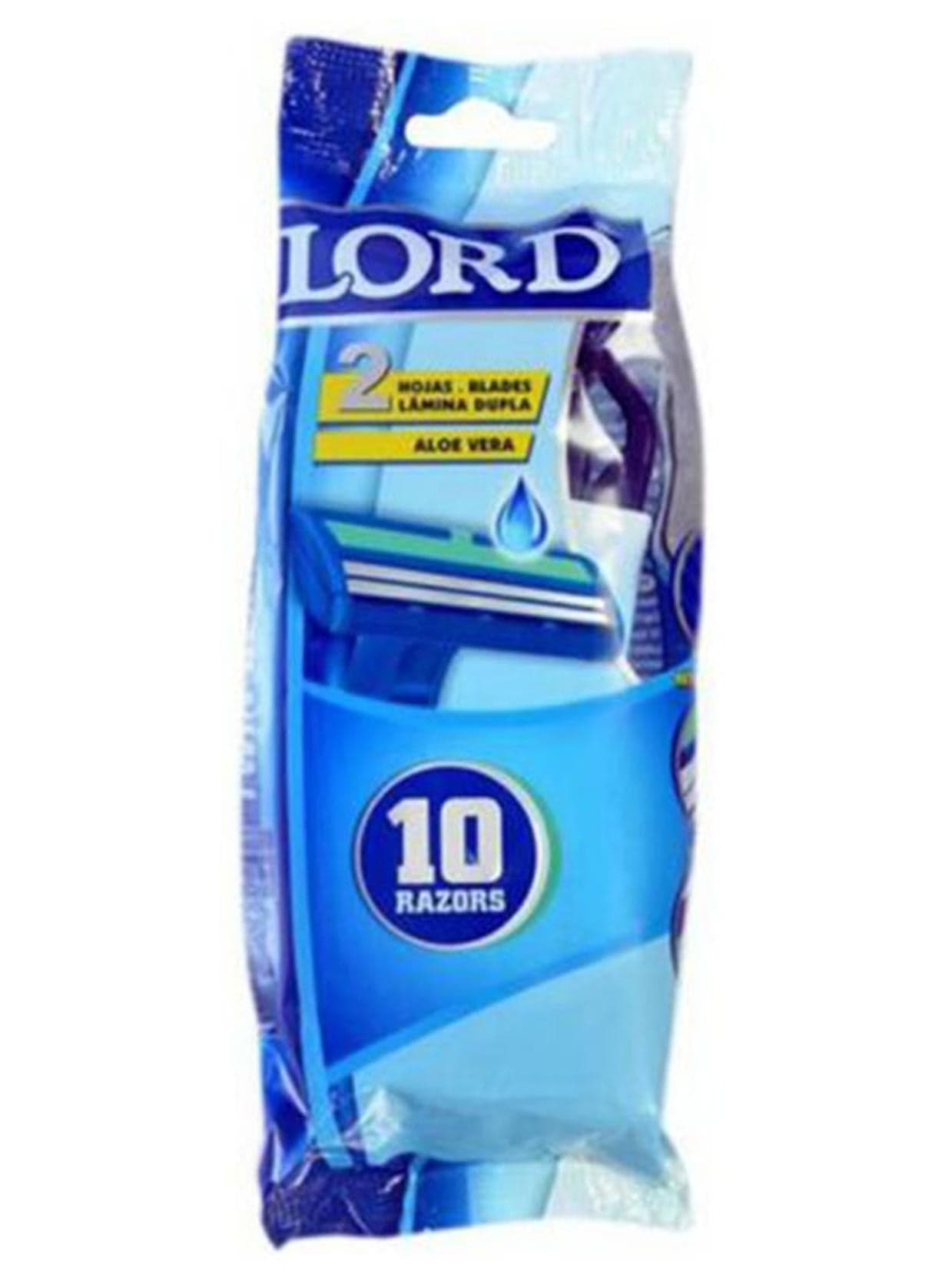 10-Piece 2 Plus Razor Blade Set Blue Men's Razors & Blades
