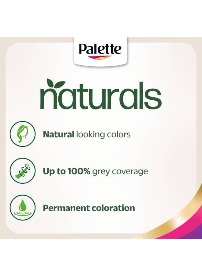 Naturals Permanent Color Crème 6-0Dark Blonde 50ml , 50ml , & 10ml Chemical Hair Dyes (٤)