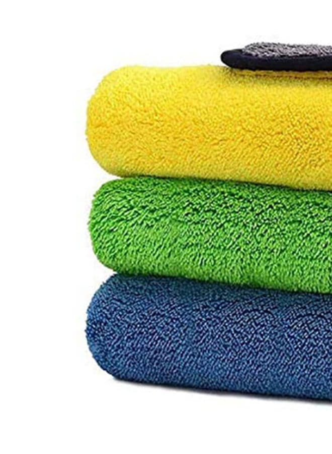 Pack Of 3 Car Drying Microfiber Towel Cleaning Cloths (٦)