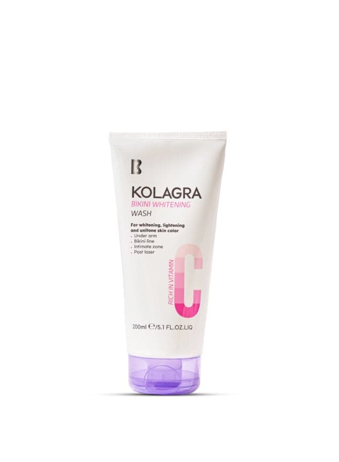 Kolagra Bikini Whitening Wash White 200ml Whitening/Lightening Treatment