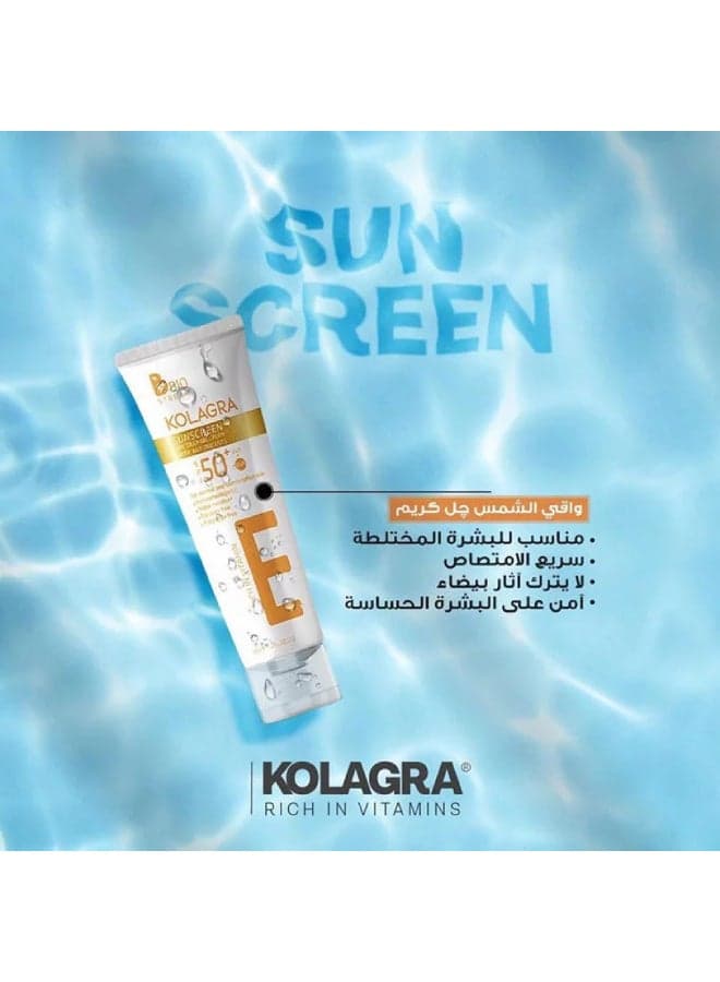 Kolagra Sun Dry Touch Gel Cream Spf50+ (packaging may vary) 50ml Sunscreen (٤)