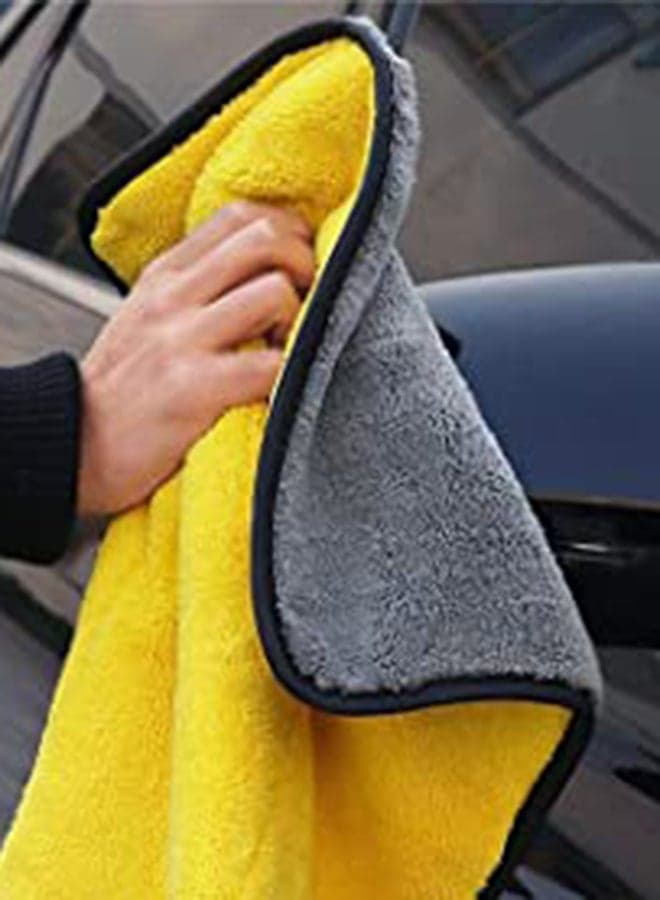 Super Absorbent Microfiber Cleaning Towel (1 piece - multi-color) Cleaning Cloths (٥)
