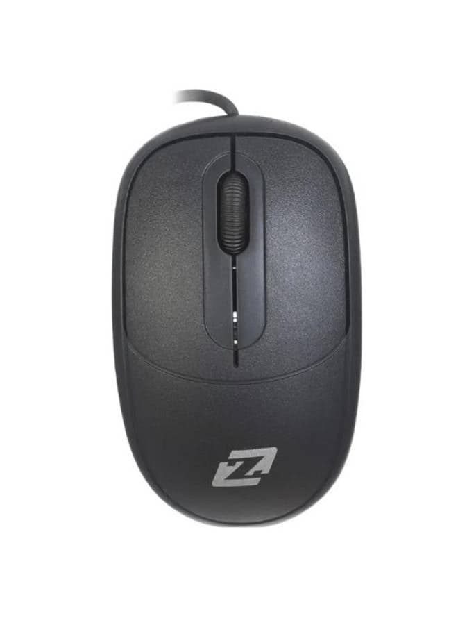 ZR-160 Wired USB Optical Mouse Black Computer Mouse
