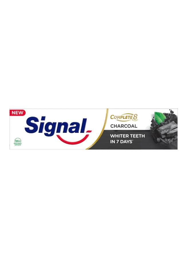 Signal Natural Toothpaste Complete 8 Charcoal WhiteBlueRed 50ml
