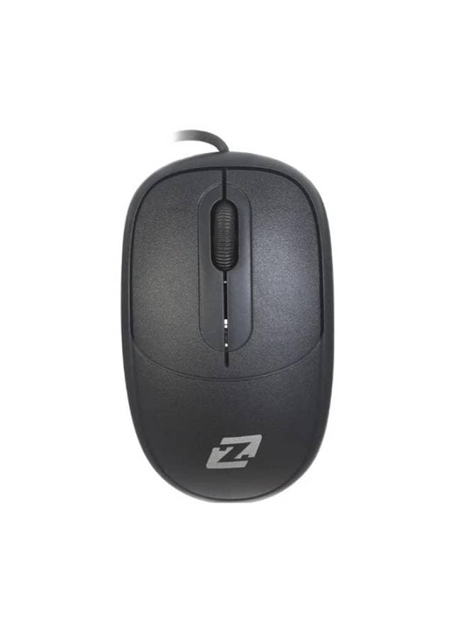 USB Wired Optical Mouse Black Computer Mouse